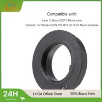 LinGo C-PQ Mount Adapter Ring For C Mount 16mm Cine / Film Lens for PK Q PQ P/Q Mount Camera