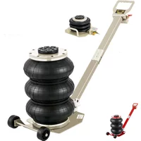 3 T Jacks Three Bags Pneumatic Jack with Adjustable Handle 40CM Quick Lift Car Jack SUV Car Lift Tool Horizontal Jack