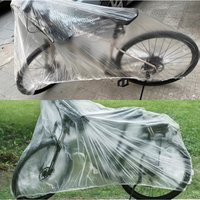 AliExpress NONE 2pcs Hot Style Universal bicycle cover, durable transparent cover, mountain road bicycle dustproof waterproof dustproof sun rain