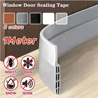 Under Door Draft Stopper Stripping With Strong Adhesive For Bottom Of Doors Seal Dust-Proof Winter-Proof Block Light And Noise