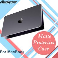 Matte Grey Case For MacBook Air 13.6-inch (M5/M4/M3/M2, 2022–2026 A3449 A3240 A3113 A2681), Case For Air 15 inch Pro 14/16 inch