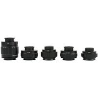 0.3X 0.35X 0.4X 0.5X Adapter Lens 38mm To C-Mount Connector 1X Trinocular Stereo Microscope Tube For Digital Camera Focusing