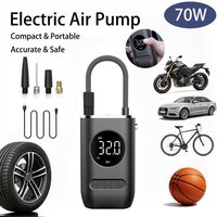 Mini Wireless Air Pump Portable Air Compressor Electric Tire Inflator with LED Digital Display, for Car Motorcycles Bicycle Ball