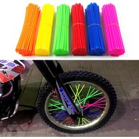 36PCS Red Wheel Rim Spoke Guards Cover WRAPS Front Rear MOTOCROSS Protector Pit Dirt Universal Wheel RIM SPOKE SKINS COVERS