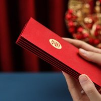 New 6Pcs/Pack Chinese Red Envelope New Year Spring Festival Children Lucky Money Envelopes Birthday Marry Red Packet Red Bag