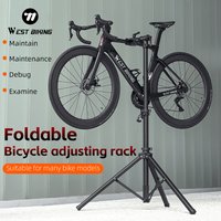 WEST BIKING Bicycle Repair Stand Foldable Indoor Bike Storage Rack Adjustable MTB Road Bike Maintenance Workstand Display Holder image 4