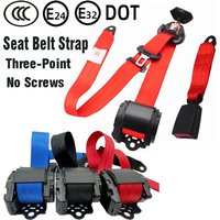Ceinture de sécurité de voiture à 3 points, ceinture de sécurité de haute qualité, sangles de protection, accessoires de ceinture de voiture