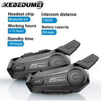 X1 Plus Motor Helm Intercom Bluetooth 5.0 Motorrad Wireless Headset 1000m Interphone Lautsprecher Freisprecheinrichtung Walkie Helm Talkie