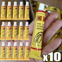1-10PCS Bicycle Tire Repair Glue,Bicycle Tire Inner Tube Patches Glue,Puncture Repair Rubber Cement Repair Glue for Inner Tube