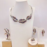 African Dubai gold-plated jewelry set for women wedding brides parties bracelets earrings rings pendants and accessories.