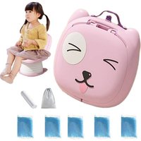 Portable Toddler Potty Folding Travel Car Potty Folding Portable Potty For Travel Small & Convenient With Absorbent Paper