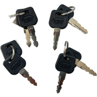 AliExpress Hailong Battery Keys Duplicate 2PCS One Set SHANSHAN And REENTION Electric Bike Lock Key Spare Part 1-500 For Downtube