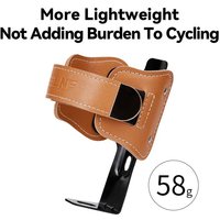 ESLNF ESLNF Bicycle Bottle Cage Retro Cowhide Aluminum Alloy Adjustable Width Water Cup Holder For Mountain Road Folding Bike
