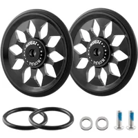 AliExpress MUQZI 1Pair Easy Wheels For Brompton Folding Bike CNC Ultralight Alloy Easywheel