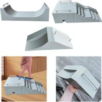 Multifunctional Portable Finger Skateboard Ramp Interactive Skate Game Versatile Hand Eye Coordination,DIY Finger Skateboard Ram
