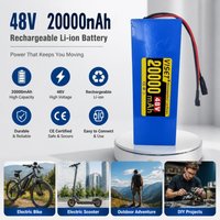 New VISET 48V10-20Ah 18650 Li-ion battery with built-in BMS 250-1500W high-power battery EScooter Ebike Battery Pack charger