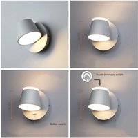 Bedside Wall Lamp for Bedroom, Hallway, Living Room and Hotel, Creative Stylish Minimalist Modern Nordic Reading Decorative Wall