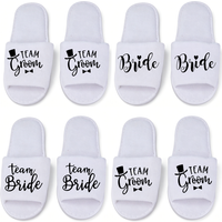 Bridesmaid Gifts Team Bride Groom Slippers Bachelorette Hen Party Supplies Bridal Shower DIY Wedding Decoration Honeymoon Favors