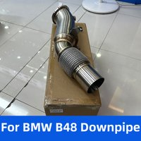 1 pièce de tuyau d'échappement en acier inoxydable 304 pour BMW B48 120i 220i 230i 320i 330e 330i 420i 430i 630i 730i 2016+