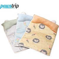 Summer Pet Cooling Mat Breathable Cat Sleeping Mat with Pillow Square Pet Bed for Cats Small Medium Dogs Cat Accessories