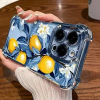 Fresh Summer Lemon Fruit Case For Huawei Honor 600 400 Pro Magic 7 Lite X5C X6D X7D X8D X9D X8C X8B X8A X7A X6C X9B X5B X6A X9A