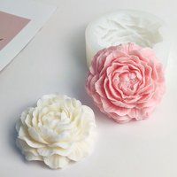3D Large Peony Silicone Candle Mold Aromatherapy Gypsum Soap Resin Flower Mould Birthday Gift Wedding Souvenirs Home Decor