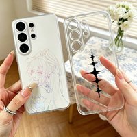 Wuthering Waves WuWa Game Phone Case For Samsung S25,S24,S21,S22,S23,S30,Ultra,S20,Plus,Fe,Note,10,9,5G Transparent Cover