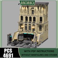 Movie Model Moc Building Blocks Modular Batcave Bundle Model Technology Bricks DIY Street View Assembly Construstion Gifts Toys