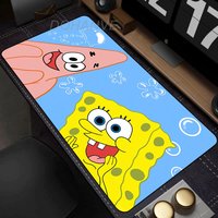 Cartoon SpongeBob SquarePants Mouse Pad Non-slip Thickened MousePad Kawaii Character Mats Large Writing Lockedge Office Gaming