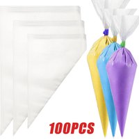20/100pcs Disposable Pastry Bag Cake Cream Icing Piping Bag For Cake Dessert Cookies Decorating Tools Kitchen Baking Accessories