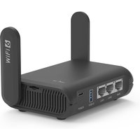 GL.iNet GL-AXT1800 (Slate AX) Reise-Router, tragbarer Wi-Fi 6 WLAN-Router, mobiler VPN-Router für Reisen, öffentliche Computer, Unternehmen, Mobilfunk/Wohnmobil/Kreuzfahrt/Flugzeug