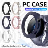 PC Hard Case for Huawei Watch 5 42mm 46mm Shockproof Bumper Shell Protective Cover for Huawei Watch5 Hollow Out Case Accessories