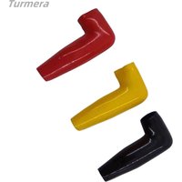 Turmera Battery Terminal Rubber Cover Motor Winch Electric Protective Cable with Long PVC Soft Rubber Sheath & Black/Red/Yellow