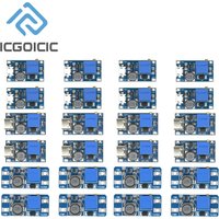5/10Pcs MT3608 DC-DC TYPE-C Micro Adjustable Boost Module 2A DC DC Power Step Up Converter Module 2V-24V To 5V 9V 12V 28V