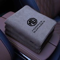 Microfiber Car Logo Wash Towel Drying Cloth Cleaning Towel for Morris Garages MG HS EHS Phev ZS MG3 MG4 MG5 MG6 MG7 GT ZR RX5 ZT