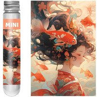 Mini Jigsaw Puzzles 150pcs Test Tube Puzzle Lucky Girl Decompress Toy Educational Family Game