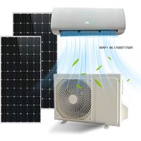 DC Solar Air Conditioner with Solar Panel - 12000BTU Hybrid Inverter Energy Saving CE Certified for Home Use Wifi Control