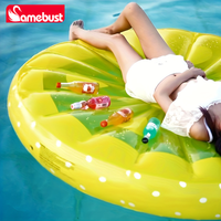 Camebust Water Inflatable Floating Row, Swimming Pool Floating Inflatable Large Lemon for Party Decoration Toys