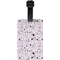 Custom Cute Cartoon S-Snoopyes Luggage Tag Custom Baggage Tags Privacy Cover Name ID Card