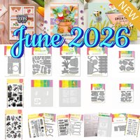 Seed Packet Postage Collage Gardening Pots Metal Cutting Dies Clear Stamps Stencil for DIY Making Card Scrapbook June 2026 New