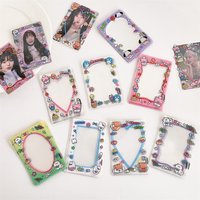 20pcs Transparent Kpop Card Sleeves 3 Inch Card Bag Photocard Sleeves Idol Photo Cards Protective Storage Bag