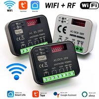 Universal Tuya 300-868MHz Wifi Smart Switch Module 2CH 433MHz 868MHz Smart Relay Garage / Gate Remote Control Receiver