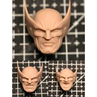 Legends Mezco 112 Logan Wolverine Head Sculpt Comic Jim Action Figure Collectible Statue Static Display 6 Inch Size