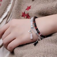 Anime Grandmaster of Demonic Cultivation Bamboo Joint Bracelet The Untamed Wei Wuxian Lan Wangji Cosplay Classical Figure Gift