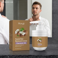 100g Coconuts Oil Facial Hair Removal Creams,Gentle Facial Depilatory Cream,Non-Irritating Depilatory Cream,For Underarms Legs