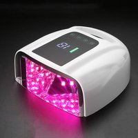 Professional 96W Nail Lamp with Handle Cordless Pedicure Dryer Machine Wireless UV Light for Nails Rechargeable Nail UV LED Lamp