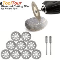 Diamond Cutting Disc Wheels Circular Saw Blade CutOff Rotary Tool Disk Mini Drill Mandrel Wood Stone Plastic Glass Sharp Cutter