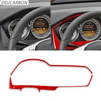 For Benz W204 2012-2014 Car Accessories Real Carbon Fiber Speedometer Dashboard Cover Trim Interior Sticker Modification