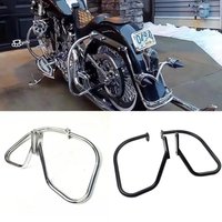 Guard Crash Bar Rear Saddlebag Guards For Harley 2000-2017 Softail Heritage Springer 00-17 FLST FLSTC 00-05 FXST FXSTB