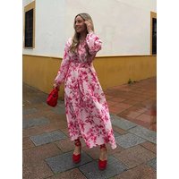 HH Floral Print Shirt Skirt Sets Women Elegant Long Sleeve Shirt Top Midi Skirts Female 2024 Spring Summer Lady Outfit
